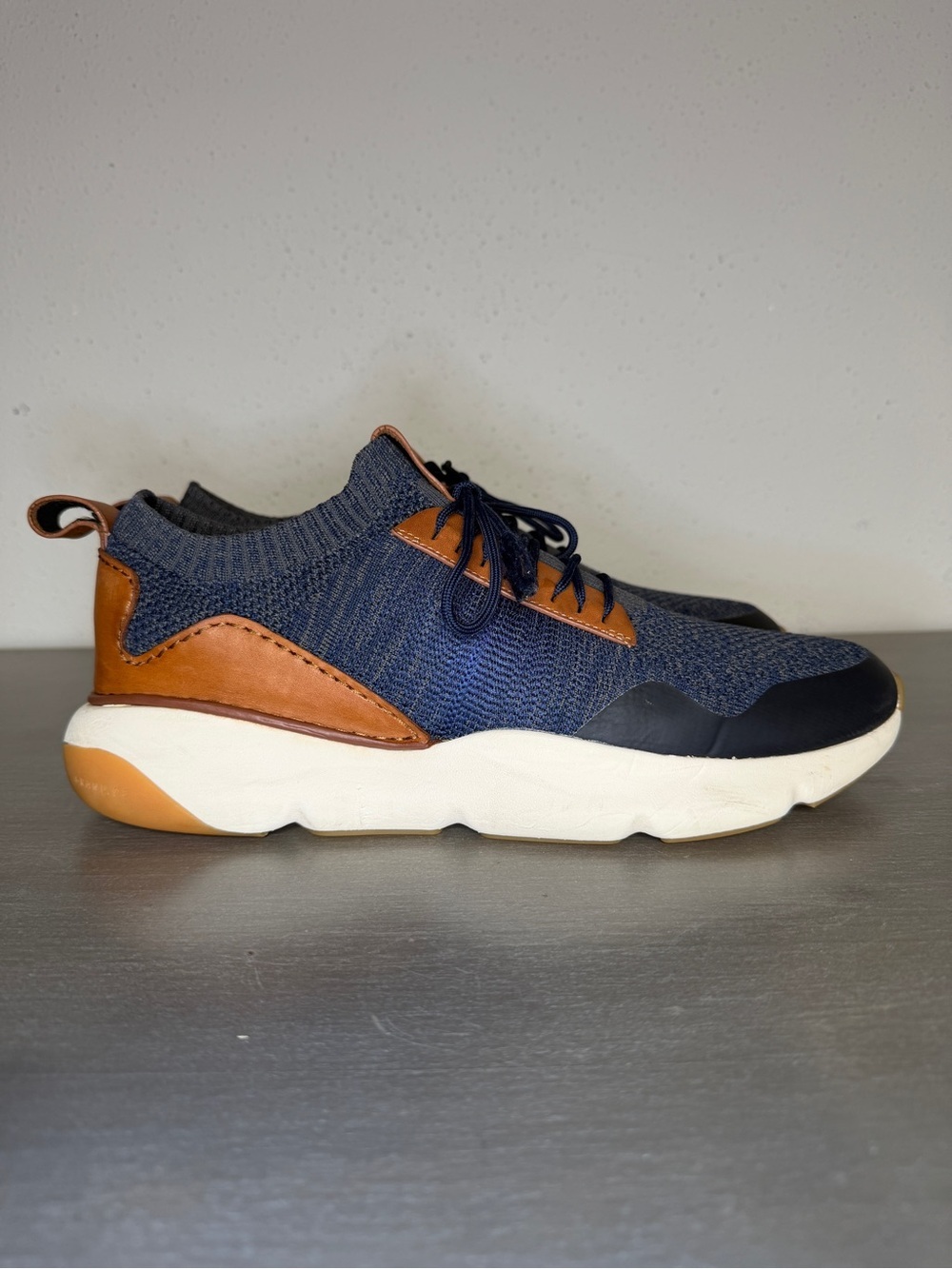Cole Haan Mens Crosscourt Stitchlite Navy Zerogrand Sneaker C29385 Sz 10.5M - Picture 2 of 11